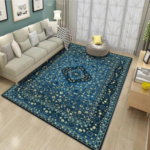 Tappeto Persiano Moderno in Poliestere con Stampa Floreale a Trasferimento Termico per Casa e Preghiera, Tappeto per Soggiorno - Product Image 6