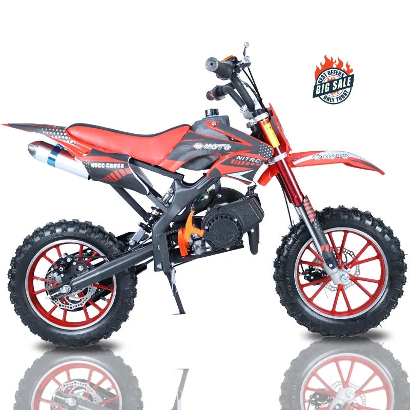 Mát 49cc siêu mini Moto chéo túi Dirt Xe đạp cho trẻ em