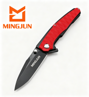 Couteau pliant de 22 cm, lame à pointe tombante, manche G10, outil de chasse en plein air, outil de poche, camping, EDC
