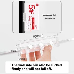 Présentoir acrylique de panneau d'affichage, étiquette de prix promotionnelle magnétique, signe de guide de pharmacie - Product Image 5