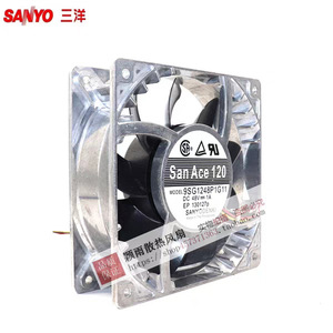 Ventilateur industriel Sanyo 120mm 48V 1A, refroidissement par air en métal pour boîtier d'ordinateur - Product Image 1