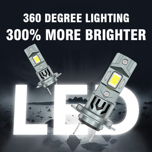 หลอดไฟ LED รถยนต์ขนาดเล็ก 8000LM 80W รุ่น Cruze แบบไร้สาย เสียบใช้งานได้ทันที 1:1 รุ่น H7 6000-6500K ไม่มีสัญญาณรบกวนวิทยุ - Product Image 6