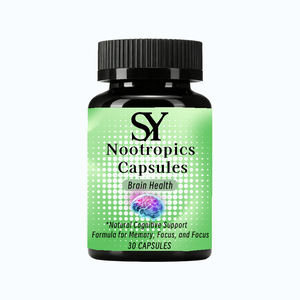 Migliore qualità Nootropics capsule di salute del cervello integratore con tè verde L tirosina <span class=keywords><strong>Rhodiola</strong></span> <span class=keywords><strong>Rosea</strong></span> per la memoria di messa a fuoco - Product Image 1