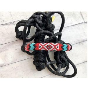 Cabestro de cuerda con cuentas de caballo trenzado duradero de la mejor calidad hecho a mano para equitación y entrenamiento de proveedor indio - Product Image 5