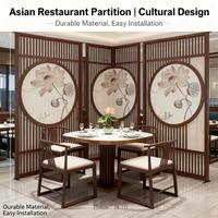 Porte de séparation d'écran néo-chinoise de qualité supérieure - Design traditionnel minimaliste, porte coulissante décorative pour salon
