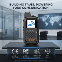 KENEARD KE-616 4G LTE PoC Walkie Talkie Dual SIM 3000mAh 150 Jam Siaga Tekan Tombol Bicara Bisnis Hotel Ritel Kantor Jangkauan 50km+ 2W