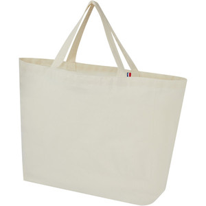 Borsa Tote Cannes 10L ecologica stampata su misura realizzata in tessuto riciclabile 200G/m2 in Nylon Oxford Logo personalizzato borse della spesa medie - Product Image 1