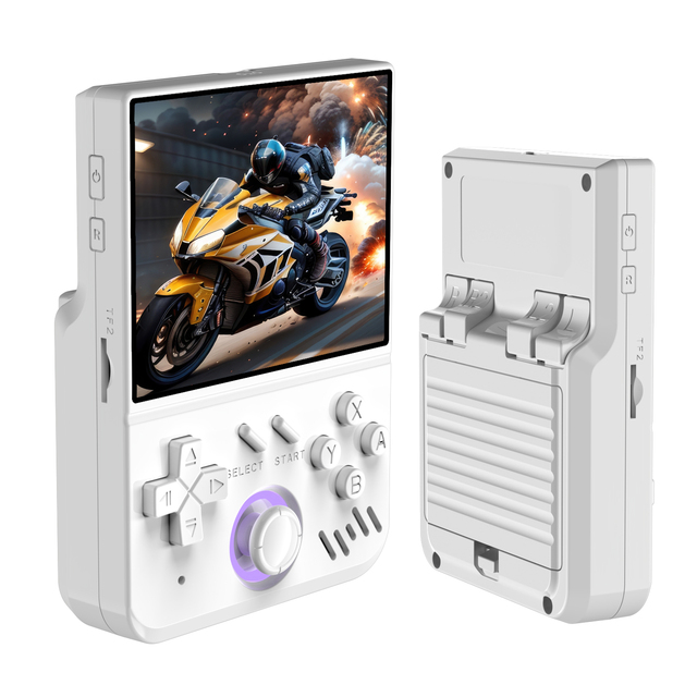Portable Handheld Game Console with Rockchip RK3326 3.5-inch 640x480 Screen 64GB Wi-Fi Built-in 15000 Games 4000mAh Battery