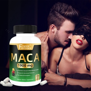 Cápsulas de Extracto de Raíz de Maca para Aumentar la Energía Masculina OEM y Polvo de Maca, Suplementos Deportivos de Marca Privada - Product Image 1