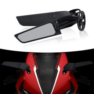 Rétroviseurs de moto réglables et rotatifs pour l'avant supérieur, compatibles avec Honda, Kawasaki, Suzuki, Yamaha, Win - Product Image 5