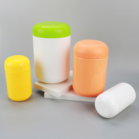Nouvel Arrivage 2026 Bouteille Ronde Droite en Plastique PET de Haute Qualité à Large Ouverture pour Bonbons et Noix, 170ML 300ML 500ML 700ML 1000ML 1200ml