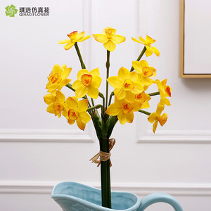 Flor de Narciso Artificial de 50 cm de Altura, Flor de Seda de Simulación, Decoración para el Hogar, Adorno de Interior para Primavera - Product Image 5