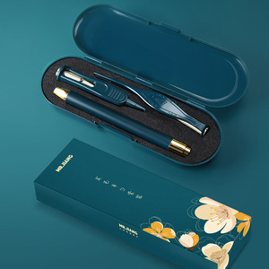 Kit de cure-oreilles lumineux rechargeable avec lumière pour l'élimination du cérumen, vert foncé, grossissement 8X, lumière bicolore - Product Image 4