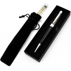 Bolígrafo de Metal con Bola de Cristal y Logotipo Personalizado de Alta Calidad para Chicas, Ancho de Escritura de 1.0 mm - Product Image 4