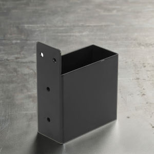 Connecteur de poutre de <span class=keywords><strong>poteau</strong></span> en acier robuste Support de toit de pergola 2x4 pour supports de montage de poteaux en bois 2 'x 4' Conception de support triangulaire - Product Image 4