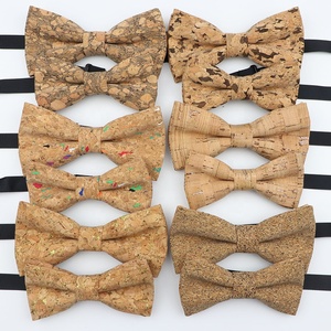 Nœud <span class=keywords><strong>Papillon</strong></span> en Bois de Liège 1-20 Couleurs pour Hommes, Femmes, Enfants et Animaux – Accessoire Créatif pour Costume, Smoking, Fête, Dîner, Mariage – Cadeau Idéal - Product Image 2