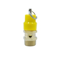 Soupape de sécurité pneumatique à ressort YQ-08-A21W-16T de haute qualité en laiton 1/2 pour raccords de compresseur d'air