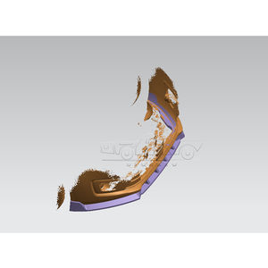 Splitter de pare-chocs avant en plastique noir brillant, 3 sections, spoiler de lèvre avant pour <span class=keywords><strong>Ford</strong></span> <span class=keywords><strong>Transit</strong></span> Tourneo Connect, porte-bagages, voiture 2014-2024 - Product Image 4