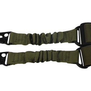 Тактический плечевой ремень Регулируемый многоцелевой <span class=keywords><strong>2</strong></span>-точечный строп с быстросъемным металлическим крючком Охотничьи аксессуары захватная веревка - Product Image 3