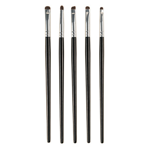 Nuevo Kit de Brochas de Maquillaje Completo de 5 Piezas con Pelo de Caballo, Mango de Plástico, Punta Pequeña, Ideal para Viajes, Set de Brochas para Maquillaje Facial y de Ojos - Product Image 4
