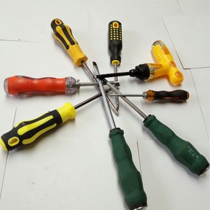 <b>Long</b> Term Supply Colored <b>Screwdrivers</b> Vanadium Alloy Steel 6 Inch Set Magnetic Flat Head Bit Diy Tools - Product Image 1