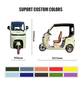 Tricycle électrique sûr et bon marché de l'entrepôt européen Type de corps fermé de <span class=keywords><strong>vélo</strong></span> pour le chariot de nourriture et la publicité publique - Product Image 2