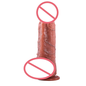 Soft <b>Liquid</b> <b>Silicone</b> Waterproof 9 Inch Adult Women Sex Toys Realistic Big Male Dildo - Product Image 1