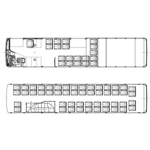 Autobus Urbano a Due Piani 70 Posti Completamente Elettrico a Nuova Energia - Product Image 2
