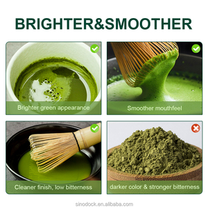 ผงมัทฉะออร์แกนิคเกรดพิธีกรรม SINODOCK ชาเขียวบรรจุถุงใหญ่ พรีเมียม ขายส่ง - Product Image 5