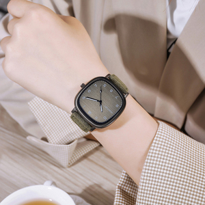 High-end stylish <b>digital</b> exam quartz suede leather strap student <b>watch</b> - Product Image 5