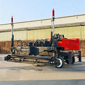 Machine à surfaçonner le béton à double grille d'acier, vibrante et laser, autoportée, pour travaux de sol en béton, en promotion - Product Image 1