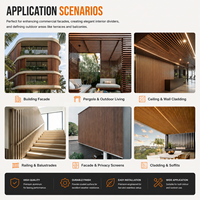 Lames de bardage extérieur en aluminium grain de bois Premium 150x50, aspect bois, pour façade, origine Australie