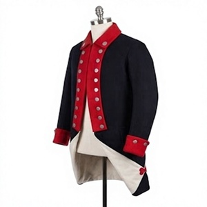 Manteau Britannique Continental en Laine Imperméable pour Homme, Style Révolutionnaire, Double Boutonnage, Costume Historique Sur Mesure - Product Image 2