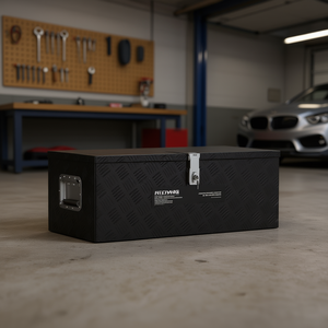 Caja de Almacenamiento de Aluminio Ritemas de 31.5x15.4x11.8 Pulgadas, Caja de Herramientas con Cerradura con Llave para Uso en Garaje - Product Image 2