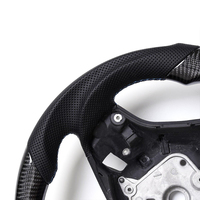 Volant de voiture sport personnalisé en véritable fibre de carbone pour BMW E90 E92 E93 M3 328i 335i
