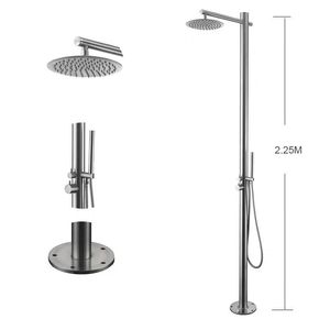 Douche extérieure en acier inoxydable SUS 304 pour jardin et piscine, modèle HC-OF4785, vente chaude - Product Image 3