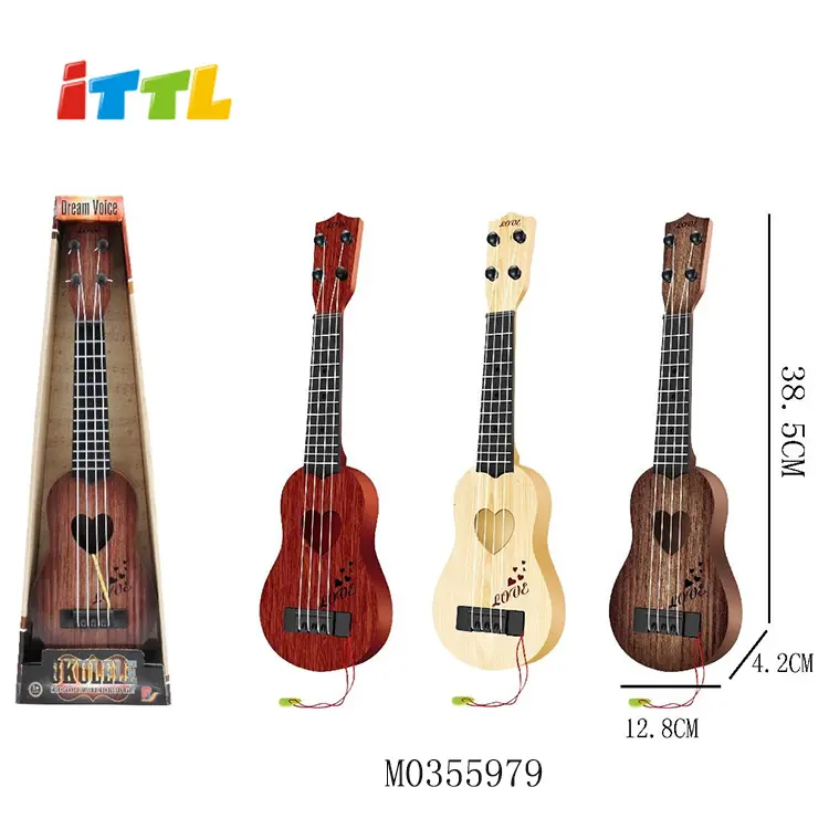 Đàn Ukulele Học Tập Âm Nhạc Sớm Đàn Guitar Lưng Tròn Bằng Nhựa Đồ Chơi Thu Nhỏ Đàn Ghi Ta Để Bán