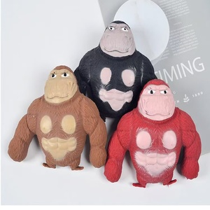 Juguete Antiestrés de TPR con Forma de Gorila, Divertido, de Rebote Rápido, Elástico, para Adultos, Pelota para Apretar - Product Image 3