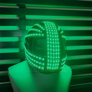 Programlama aydınlık kask DJ Luminous aydınlık kask sahne kask KTV LED lamba kask - Product Image 5