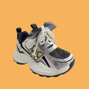 Scarpe da ginnastica Casual per bambini antiscivolo allacciate carine scarpe sportive leggere per bambini e ragazzi - Product Image 2