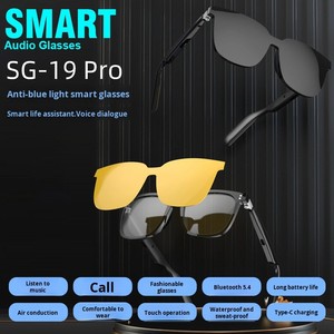 แว่นตาแปลภาษาอัจฉริยะ SG19 Pro พร้อมระบบแปลภาษาแบบเรียลไทม์ ป้องกันรังสียูวี ฟังเพลงได้ - Product Image 3