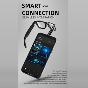 2025 Neue multifunktion ale AI Smart Glasses Foto & Video & Translate mit AI Assistant - Product Image 3