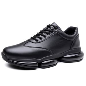 Wholesale Men's Casual Sports Leather Shoes Spring Autumn Ultra-Fine Fiber Safety <b>Boots</b> Low-Chest <b>Platform</b> Breathable Light - Product Image 2