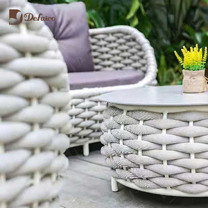 Divano da giardino circolare in lega di alluminio Premium più venduto resistente allo stampo <span class=keywords><strong>e</strong></span> confortevole per <span class=keywords><strong>balconi</strong></span> di Villa - Product Image 4