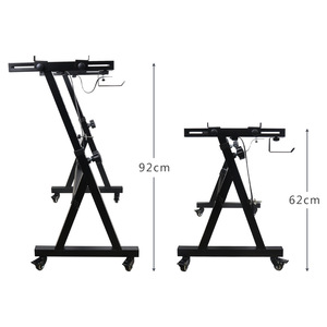 Support de <span class=keywords><strong>clavier</strong></span> de piano robuste portable Roues universelles réglables numériques en forme de Z pour instruments de musique à 54 touches et 88 touches - Product Image 3