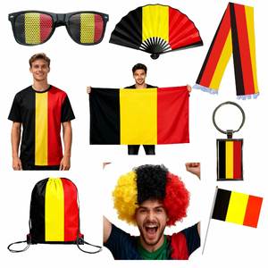 Regalos Publicitarios para el Partido de Fútbol de Bélgica, Artículos para Fanáticos del Deporte, Bandera para Fanáticos del Fútbol 2026, Kit de Animación para Partidos de Fútbol - Product Image 1