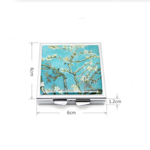 Étui à pilules pour <span class=keywords><strong>tablette</strong></span> à pli carré avec logo personnalisé et pochette à maquillage pour les promotions de souvenirs de mariage et les cadeaux de bienvenue et de remerciement - Product Image 5