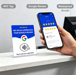 Tarjeta NFC Programable para Reseñas de <span class=keywords><strong>Google</strong></span> Business con Logotipo Personalizado e Integración de Código QR para Sistemas de Control de Acceso - Product Image 3
