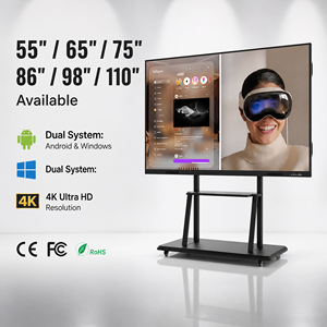 หน้าจอสัมผัสแบบอินเทอร์แอคทีฟ 4K UHD LCD ขนาด 20 จุด พร้อมกล้อง 48MP และระบบปฏิบัติการ Android/Windows สำหรับการประชุมและการศึกษา รุ่น ZGS-YT650 - Product Image 4