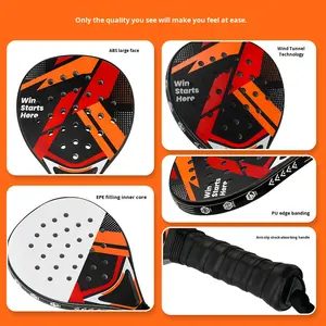 Set de Raquetas de Pádel Juveniles Lingyan: Hoja Completamente de ABS, Protección de Borde EPE, Empuñadura G2 Comfort para Educación y Deportes - Product Image 4